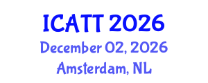 International Conference on Addiction Treatment and Therapy (ICATT) December 02, 2026 - Amsterdam, Netherlands International Conference on Addiction Treatment and Therapy (ICATT) December 02, 2026 - Amsterdam, Netherlands