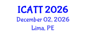International Conference on Addiction Treatment and Therapy (ICATT) December 02, 2026 - Lima, Peru International Conference on Addiction Treatment and Therapy (ICATT) December 02, 2026 - Lima, Peru