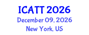 International Conference on Addiction Treatment and Therapy (ICATT) December 09, 2026 - New York, United States International Conference on Addiction Treatment and Therapy (ICATT) December 09, 2026 - New York, United States