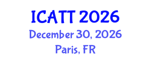 International Conference on Addiction Treatment and Therapy (ICATT) December 30, 2026 - Paris, France International Conference on Addiction Treatment and Therapy (ICATT) December 30, 2026 - Paris, France