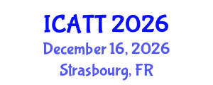 International Conference on Addiction Treatment and Therapy (ICATT) December 16, 2026 - Strasbourg, France International Conference on Addiction Treatment and Therapy (ICATT) December 16, 2026 - Strasbourg, France