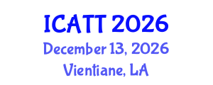 International Conference on Addiction Treatment and Therapy (ICATT) December 13, 2026 - Vientiane, Laos International Conference on Addiction Treatment and Therapy (ICATT) December 13, 2026 - Vientiane, Laos