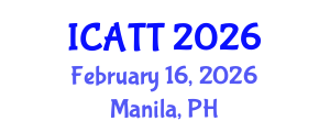 International Conference on Addiction Treatment and Therapy (ICATT) February 16, 2026 - Manila, Philippines International Conference on Addiction Treatment and Therapy (ICATT) February 16, 2026 - Manila, Philippines