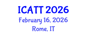 International Conference on Addiction Treatment and Therapy (ICATT) February 16, 2026 - Rome, Italy International Conference on Addiction Treatment and Therapy (ICATT) February 16, 2026 - Rome, Italy