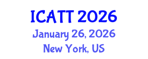 International Conference on Addiction Treatment and Therapy (ICATT) January 26, 2026 - New York, United States International Conference on Addiction Treatment and Therapy (ICATT) January 26, 2026 - New York, United States