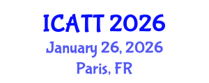 International Conference on Addiction Treatment and Therapy (ICATT) January 26, 2026 - Paris, France International Conference on Addiction Treatment and Therapy (ICATT) January 26, 2026 - Paris, France