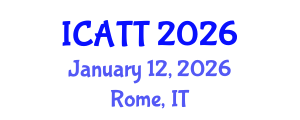 International Conference on Addiction Treatment and Therapy (ICATT) January 12, 2026 - Rome, Italy International Conference on Addiction Treatment and Therapy (ICATT) January 12, 2026 - Rome, Italy