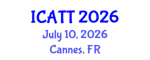 International Conference on Addiction Treatment and Therapy (ICATT) July 10, 2026 - Cannes, France International Conference on Addiction Treatment and Therapy (ICATT) July 10, 2026 - Cannes, France
