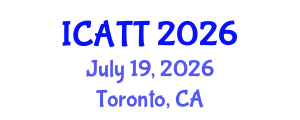 International Conference on Addiction Treatment and Therapy (ICATT) July 19, 2026 - Toronto, Canada International Conference on Addiction Treatment and Therapy (ICATT) July 19, 2026 - Toronto, Canada