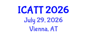 International Conference on Addiction Treatment and Therapy (ICATT) July 29, 2026 - Vienna, Austria International Conference on Addiction Treatment and Therapy (ICATT) July 29, 2026 - Vienna, Austria