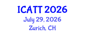 International Conference on Addiction Treatment and Therapy (ICATT) July 29, 2026 - Zurich, Switzerland International Conference on Addiction Treatment and Therapy (ICATT) July 29, 2026 - Zurich, Switzerland