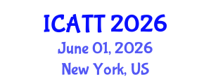 International Conference on Addiction Treatment and Therapy (ICATT) June 01, 2026 - New York, United States International Conference on Addiction Treatment and Therapy (ICATT) June 01, 2026 - New York, United States
