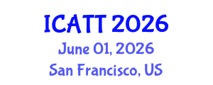 International Conference on Addiction Treatment and Therapy (ICATT) June 01, 2026 - San Francisco, United States International Conference on Addiction Treatment and Therapy (ICATT) June 01, 2026 - San Francisco, United States