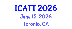 International Conference on Addiction Treatment and Therapy (ICATT) June 15, 2026 - Toronto, Canada International Conference on Addiction Treatment and Therapy (ICATT) June 15, 2026 - Toronto, Canada