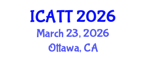 International Conference on Addiction Treatment and Therapy (ICATT) March 23, 2026 - Ottawa, Canada International Conference on Addiction Treatment and Therapy (ICATT) March 23, 2026 - Ottawa, Canada