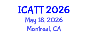 International Conference on Addiction Treatment and Therapy (ICATT) May 18, 2026 - Montreal, Canada International Conference on Addiction Treatment and Therapy (ICATT) May 18, 2026 - Montreal, Canada