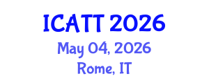 International Conference on Addiction Treatment and Therapy (ICATT) May 04, 2026 - Rome, Italy International Conference on Addiction Treatment and Therapy (ICATT) May 04, 2026 - Rome, Italy