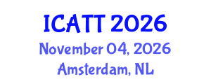 International Conference on Addiction Treatment and Therapy (ICATT) November 04, 2026 - Amsterdam, Netherlands International Conference on Addiction Treatment and Therapy (ICATT) November 04, 2026 - Amsterdam, Netherlands