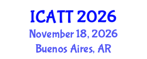 International Conference on Addiction Treatment and Therapy (ICATT) November 18, 2026 - Buenos Aires, Argentina International Conference on Addiction Treatment and Therapy (ICATT) November 18, 2026 - Buenos Aires, Argentina
