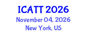 International Conference on Addiction Treatment and Therapy (ICATT) November 04, 2026 - New York, United States International Conference on Addiction Treatment and Therapy (ICATT) November 04, 2026 - New York, United States