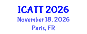 International Conference on Addiction Treatment and Therapy (ICATT) November 18, 2026 - Paris, France International Conference on Addiction Treatment and Therapy (ICATT) November 18, 2026 - Paris, France