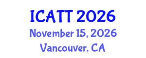 International Conference on Addiction Treatment and Therapy (ICATT) November 15, 2026 - Vancouver, Canada International Conference on Addiction Treatment and Therapy (ICATT) November 15, 2026 - Vancouver, Canada