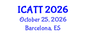 International Conference on Addiction Treatment and Therapy (ICATT) October 25, 2026 - Barcelona, Spain International Conference on Addiction Treatment and Therapy (ICATT) October 25, 2026 - Barcelona, Spain