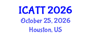 International Conference on Addiction Treatment and Therapy (ICATT) October 25, 2026 - Houston, United States International Conference on Addiction Treatment and Therapy (ICATT) October 25, 2026 - Houston, United States