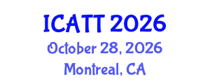 International Conference on Addiction Treatment and Therapy (ICATT) October 28, 2026 - Montreal, Canada International Conference on Addiction Treatment and Therapy (ICATT) October 28, 2026 - Montreal, Canada