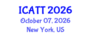 International Conference on Addiction Treatment and Therapy (ICATT) October 07, 2026 - New York, United States International Conference on Addiction Treatment and Therapy (ICATT) October 07, 2026 - New York, United States