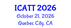 International Conference on Addiction Treatment and Therapy (ICATT) October 21, 2026 - Quebec City, Canada International Conference on Addiction Treatment and Therapy (ICATT) October 21, 2026 - Quebec City, Canada