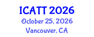 International Conference on Addiction Treatment and Therapy (ICATT) October 25, 2026 - Vancouver, Canada International Conference on Addiction Treatment and Therapy (ICATT) October 25, 2026 - Vancouver, Canada