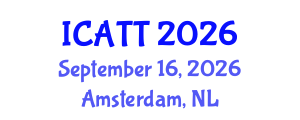 International Conference on Addiction Treatment and Therapy (ICATT) September 16, 2026 - Amsterdam, Netherlands International Conference on Addiction Treatment and Therapy (ICATT) September 16, 2026 - Amsterdam, Netherlands