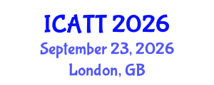 International Conference on Addiction Treatment and Therapy (ICATT) September 23, 2026 - London, United Kingdom International Conference on Addiction Treatment and Therapy (ICATT) September 23, 2026 - London, United Kingdom