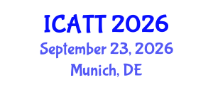 International Conference on Addiction Treatment and Therapy (ICATT) September 23, 2026 - Munich, Germany International Conference on Addiction Treatment and Therapy (ICATT) September 23, 2026 - Munich, Germany