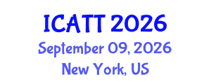 International Conference on Addiction Treatment and Therapy (ICATT) September 09, 2026 - New York, United States International Conference on Addiction Treatment and Therapy (ICATT) September 09, 2026 - New York, United States