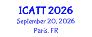 International Conference on Addiction Treatment and Therapy (ICATT) September 20, 2026 - Paris, France International Conference on Addiction Treatment and Therapy (ICATT) September 20, 2026 - Paris, France