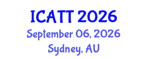 International Conference on Addiction Treatment and Therapy (ICATT) September 06, 2026 - Sydney, Australia International Conference on Addiction Treatment and Therapy (ICATT) September 06, 2026 - Sydney, Australia