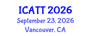 International Conference on Addiction Treatment and Therapy (ICATT) September 23, 2026 - Vancouver, Canada International Conference on Addiction Treatment and Therapy (ICATT) September 23, 2026 - Vancouver, Canada