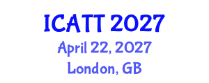 International Conference on Addiction Treatment and Therapy (ICATT) April 22, 2027 - London, United Kingdom International Conference on Addiction Treatment and Therapy (ICATT) April 22, 2027 - London, United Kingdom