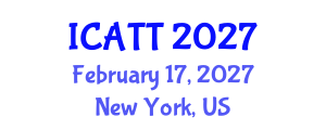 International Conference on Addiction Treatment and Therapy (ICATT) February 17, 2027 - New York, United States International Conference on Addiction Treatment and Therapy (ICATT) February 17, 2027 - New York, United States