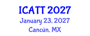 International Conference on Addiction Treatment and Therapy (ICATT) January 23, 2027 - Cancún, Mexico International Conference on Addiction Treatment and Therapy (ICATT) January 23, 2027 - Cancún, Mexico