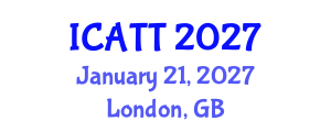 International Conference on Addiction Treatment and Therapy (ICATT) January 21, 2027 - London, United Kingdom International Conference on Addiction Treatment and Therapy (ICATT) January 21, 2027 - London, United Kingdom
