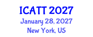 International Conference on Addiction Treatment and Therapy (ICATT) January 28, 2027 - New York, United States International Conference on Addiction Treatment and Therapy (ICATT) January 28, 2027 - New York, United States