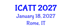International Conference on Addiction Treatment and Therapy (ICATT) January 18, 2027 - Rome, Italy International Conference on Addiction Treatment and Therapy (ICATT) January 18, 2027 - Rome, Italy