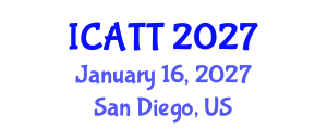 International Conference on Addiction Treatment and Therapy (ICATT) January 16, 2027 - San Diego, United States International Conference on Addiction Treatment and Therapy (ICATT) January 16, 2027 - San Diego, United States