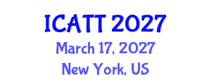 International Conference on Addiction Treatment and Therapy (ICATT) March 17, 2027 - New York, United States International Conference on Addiction Treatment and Therapy (ICATT) March 17, 2027 - New York, United States