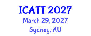 International Conference on Addiction Treatment and Therapy (ICATT) March 29, 2027 - Sydney, Australia International Conference on Addiction Treatment and Therapy (ICATT) March 29, 2027 - Sydney, Australia
