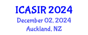 International Conference on Administrative Science and International Relations (ICASIR) December 02, 2024 - Auckland, New Zealand