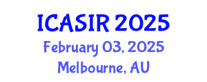 International Conference on Administrative Science and International Relations (ICASIR) February 03, 2025 - Melbourne, Australia